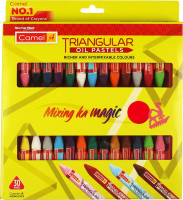 

Camel Triangular Oil Pastels 30 Shades