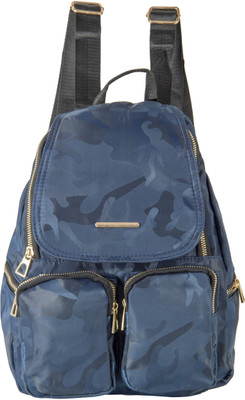 

Bazaar Pirates Camouflage Print Stylish 10 Backpack(Blue), Blue camouflage