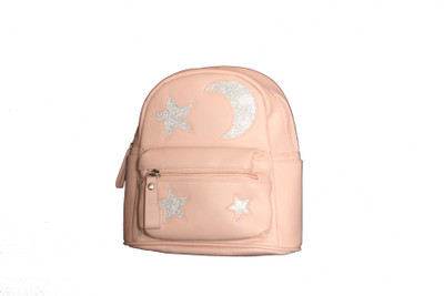 Prink Women Faux Leather (Light Pink) Backpack(Pink, 35 L)