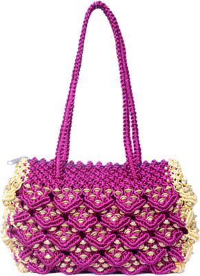 

PAUL FASHION Women Designer Cord made Handbag -3(Purple) Shoulder Bag(Purple, 2 L)