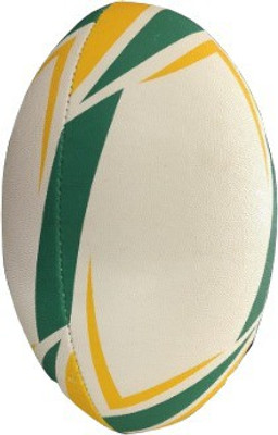 

Le Buckle Rugby Ball Size  Rugby Ball - Size: (Pack of 1, Green, Whute