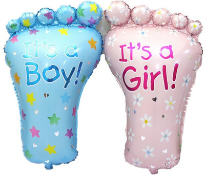

TOYXE Printed Baby Shower Foot Balloon(Multicolor, Pack of 2)
