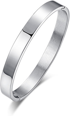 Divastri Stainless Steel Silver Kada