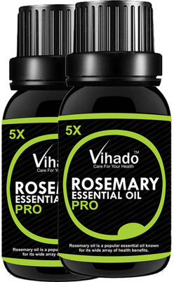 

VIHADO Rosemary Pure Essential Oil 5X PRO (30 ML) (Pack of 2)(30 ml)