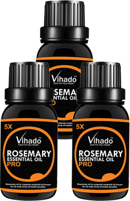 

VIHADO Rosemary Pure Essential Oil 5X FAST (20 ML) (Pack of 3)(20 ml)