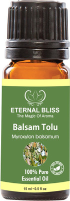 

Eternal Bliss Pure Tolu Balsam Essential Oil - Pure Natural Aromatherapy & Therapeutic Grade Oil For Skin Care & Hair Care Hair Oil (15 ML)(15 ml)