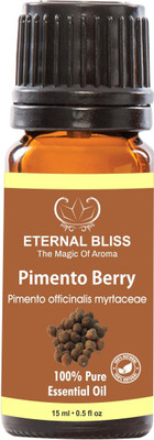 

Eternal Bliss Pimento Berry Essential Oil - Pure Natural Aromatherapy & Therapeutic Grade Oil For Skin Care & Hair Care Hair Oil (15 ML)(15 ml)