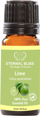 

Eternal Bliss Lime Essential Oil - Pure Natural Aromatherapy & Therapeutic Grade Oil For Skin Care & Hair Care Hair Oil (15 ML)(15 ml)
