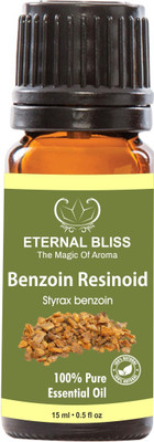 

Eternal Bliss Benzoin Resinoid Essential Oil - Pure Natural Aromatherapy & Therapeutic Grade Oil For Skin Care & Hair Care Hair Oil (15 ML)(15 ml)