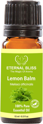 

Eternal Bliss Lemon Balm Essential Oil - Pure Natural Aromatherapy & Therapeutic Grade Oil For Skin Care & Hair Care Hair Oil (15 ML)(15 ml)