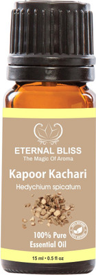 

Eternal Bliss Kapoor Kachari Essential Oil - Pure Natural Aromatherapy & Therapeutic Grade Oil For Skin Care & Hair Care Hair Oil (15 ML)(15 ml)
