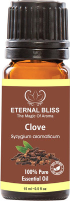 

Eternal Bliss Clove Essential Oil - Pure Natural Aromatherapy & Therapeutic Grade Oil For Skin Care & Hair Care Hair Oil (15 ML)(15 ml)