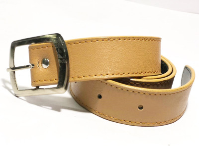 

LAER Men Brown Artificial Leather Belt, Tan
