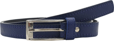 

Snoby Women Casual Blue Artificial Leather Belt