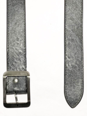 

LAER Men & Women Grey Artificial Leather Belt