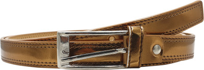 

Snoby Women Casual Gold Artificial Leather Belt