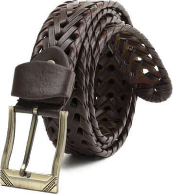 

JANNAT Men Casual Brown Artificial Leather Belt