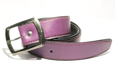 

LAER Men Brown Artificial Leather Belt, Purple