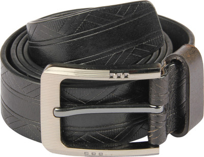 

Raza Men Casual Black Genuine Leather Belt