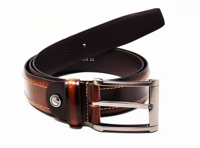 

Wildmount Men Tan Genuine Leather Belt