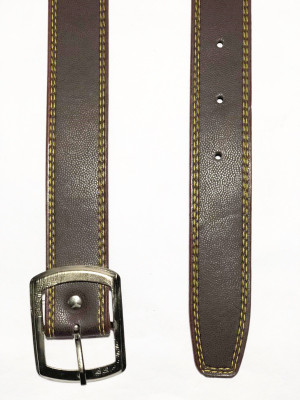 

LAER Men & Women Brown Artificial Leather Belt