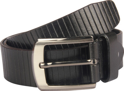 

Raza Men Casual Black Genuine Leather Belt