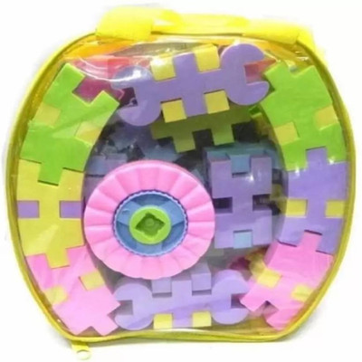 

MA Products 50 Pieces Colorful Blocks Puzzle Learning Game For kids(Multicolor)