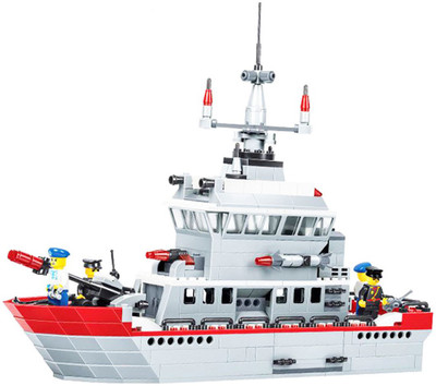 

Planet of Toys Missile Frigate Navy Building Blocks (490 Pcs)(Multicolor)