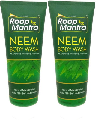 

Roop Mantra Neem Body Wash 225ml, Pack of 2, Natural Moisturizing, Make Skin Soft & Supple, Parabens Free(225 ml, Pack of 2)