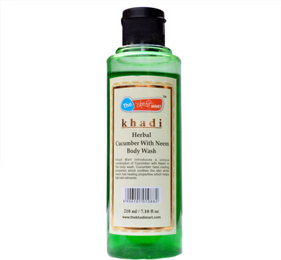 

Khadi Mart Cucumber with Neem Body Wash - 210 mL(210 ml)