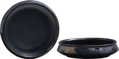 

Caffeine Black Ferrous Stoneware Bowl Set(Black, Pack of 2)