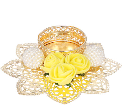 

Ambbi Collections TEA LIGHT Melamine 1 - Cup Tealight Holder(Yellow, Pack of 1)