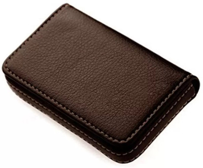 

Aditya Traders 10 Card Holder(Set of 1, Brown)