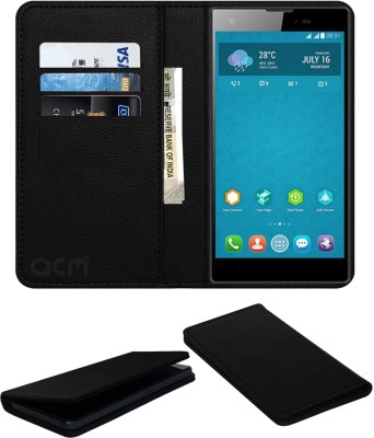 ACM Flip Cover for Xolo 8x-1000i(Black, Cases with Holder, Pack of: 1)