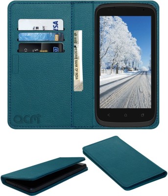 ACM Flip Cover for Celkon A62(Blue, Cases with Holder, Pack of: 1)