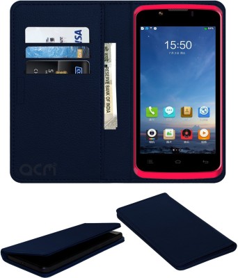 ACM Flip Cover for Zopo Zp590(Blue, Cases with Holder, Pack of: 1)