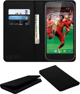 ACM Flip Cover for Xolo Q2500(Black, Cases with Holder, Pack of: 1)