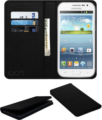 ACM Flip Cover for Samsung Galaxy Win Grand Quattro I8552(Black, Cases with Holder, Pack of: 1)