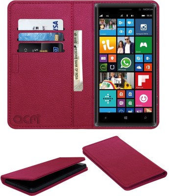 ACM Flip Cover for Nokia Lumia 830(Pink, Cases with Holder, Pack of: 1)