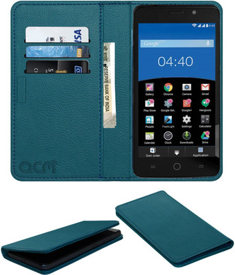 ACM Flip Cover for Panasonic Eluga L 4g(Blue, Cases with Holder, Pack of: 1)