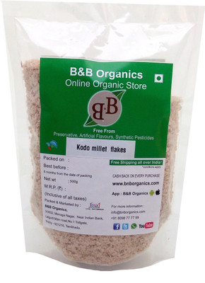 

B&B Kodo millet flakes / Varagu aval (500 g)(500 g, Pouch)