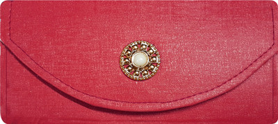 

Bloomtail Casual Red, Gold Clutch, Gold;red