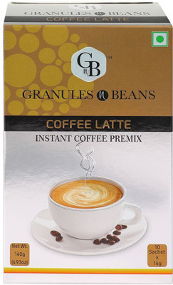 

Granules and Beans COFFEE LATTE Instant Coffee Premix - (10 Sachetx14gm=140gm) Instant Coffee(10 x 14 g, Chocolate Flavoured)