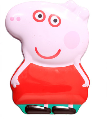 

GUBBAREY Peppa Pig Coin Box Piggy Bank Coin Bank(Red)
