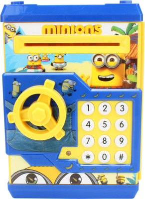 

BIG MONKEY TOYS Piggy Bank Safe Box Money Coin Atm Bank Toy Atm Machine Kids Gift Money Box Digital Saving Boxes (yellow) Coin Bank (Yellow) Coin Bank(Blue, Yellow)