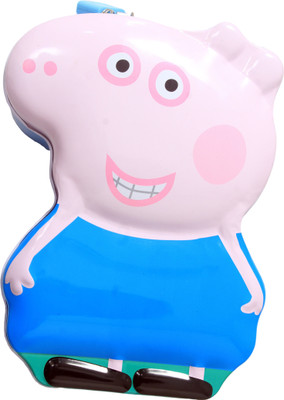 

GUBBAREY Peppa Pig Coin box Piggy Bank kids Coin Bank(Blue)