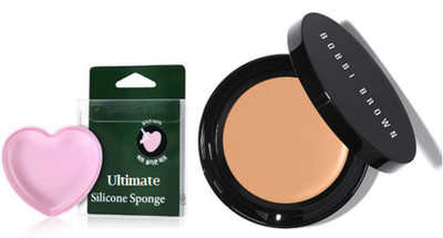 

Ultimate Silicon Puff With With Bobbi Brown Corrector Concealer(Set of 2)