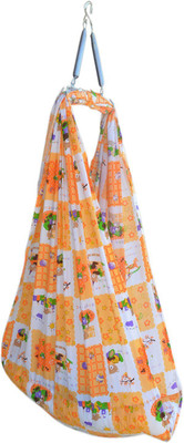

Younique Teddy Baby Cradle Swing with Spring set and Mosquito Net-Orange(Orange)
