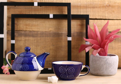 

caffeine Ceramic(Blue, White)