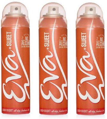 

EVA SWEET PACK OF 3 Body Spray - For Women(375 ml, Pack of 3)